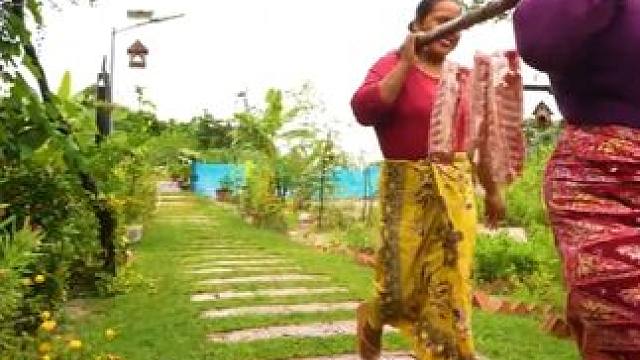 东南亚乡村生活 #原始美味 #我的乡村生活 #天然治愈之旅 #乡村美食 