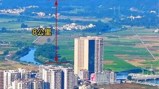 广东两个小县城相隔仅8公里，开车十分钟就能到达，那么问题来了，它们为啥不合并成一个大县城呢？#我的城