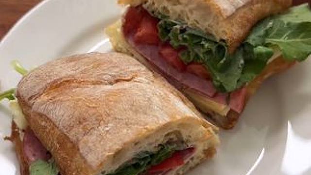 早午餐volg｜火腿奶酪芥末恰巴塔 #早餐吃什么 #我的厨房日记 #一人食记 #晒美食是对平凡生活的