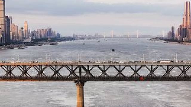 江城武汉 #武汉 #武汉长江大桥 #航拍