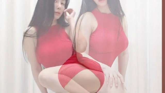 舞动天籁一袭红裙