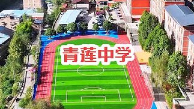 焕然一新的青莲中学是不是特别漂亮，青中的学子们，你们还好吗？时光匆匆，母校承载你多少的青春回忆？#奉