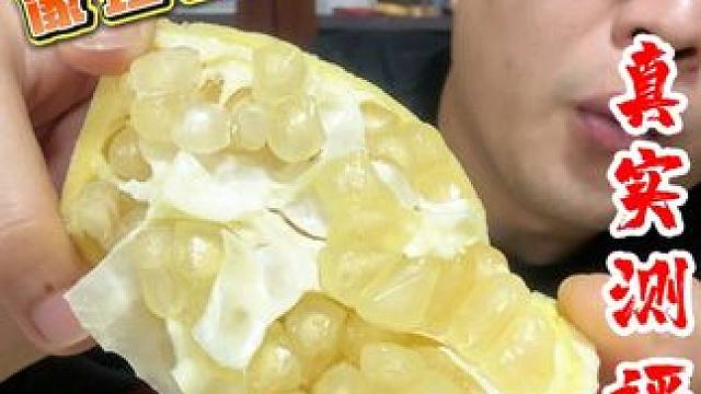 安徽怀远的白色石榴谁见过？也太好吃啦！ #美食测评 #老胡的美好生活 #白玉石榴 #怀远石榴 #干净