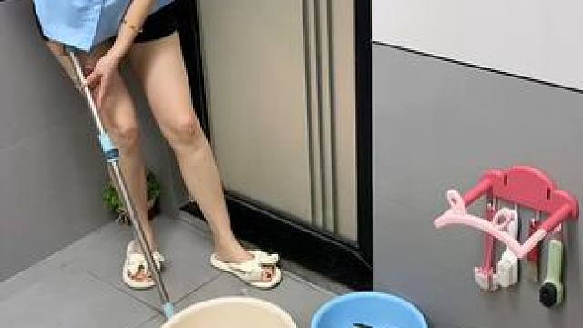 #兔耳脸盆架  可以收纳多个脸盆，家里的鞋刷都可以挂上去，还不占空间#免打孔  #小兔脸盆置物架