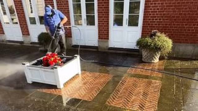 英伦风乡村建筑庭院清洁！ #解压视频 #极度舒适 #强迫症看了很享受 #减压视频 #解压