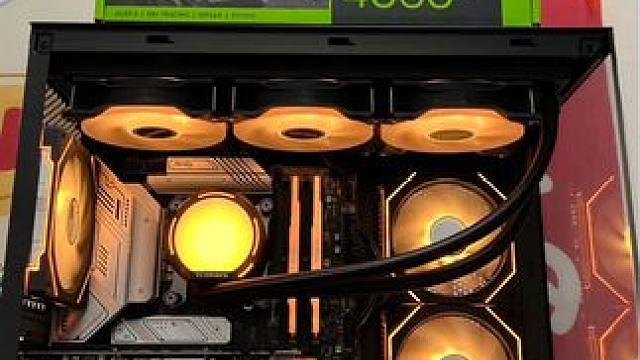 I5 14600KF➕4060TI七千预算黑金游戏海景房 #diy电脑 上海买电脑，DIY电脑，实体