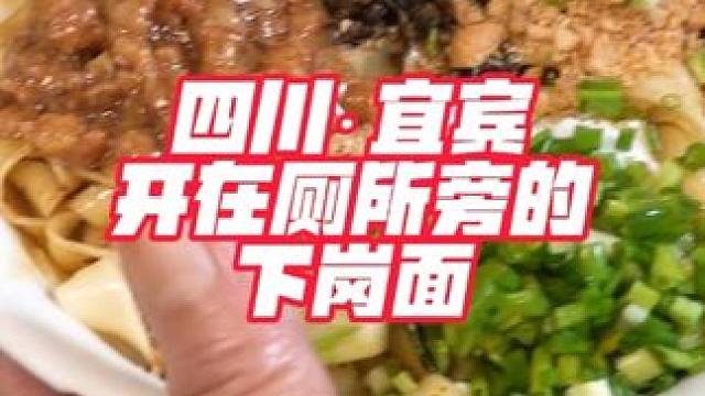 开在厕所旁的燃面摊子，荤素宽细都好好吃！！口蘑抄手特别鲜！！ #本地人爱吃的店 #美食vlog #巧