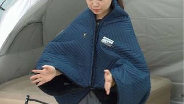用充电宝就能实现在户外使用电热毯，秋冬必备 #电热毯都用上了 #户外电热毯 #露营电热毯 #石墨烯电