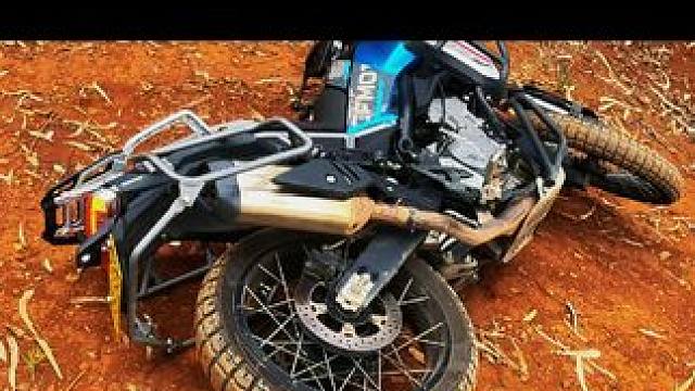 #骑行 #第一视角 #摩托车 #摔车 #拉力车 记录一下上个月的2024首摔 