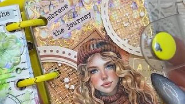 沉浸式手工制作vlog｜精致女人沉浸式自制手帐vlog～✨☺️ 
#解压视频 #diy手工制作 #手