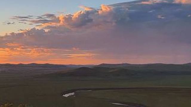 “我永远爱微风向晚的黄昏 和此刻的你”#治愈系风景 #晚霞