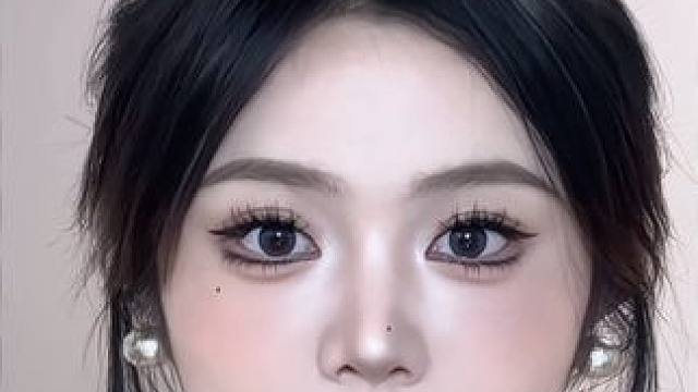 方圆脸都来画这个低饱和轻泰妆！妆教来啦～ #方圆脸妆容 #方圆脸 #妆容分享 #泰妆 #妆容教程