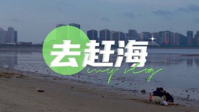 鸟瞰珠海（5）——赶海 退潮后海滩上的人群格外忙碌，孩子们好奇的目光探寻着海滩上留下的一切，希望有一