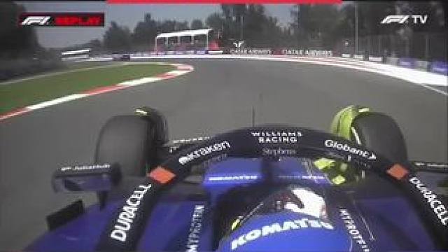 阿尔本spin撞上贝尔曼 #2024f1墨西哥城大奖赛 一练阿尔本spin上墙引发红旗，撞上了前方代