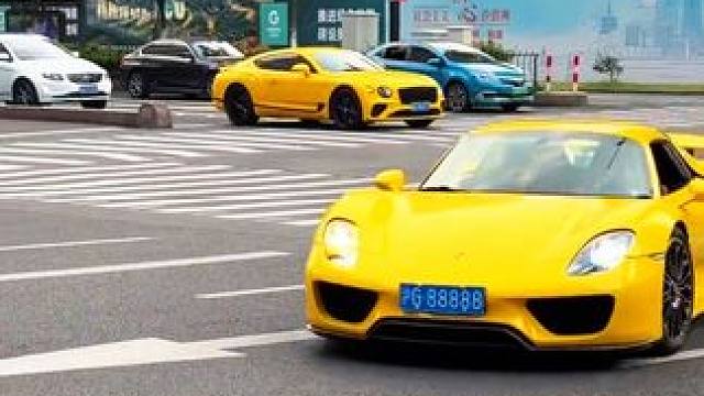 沪G:88888是梦想，保时捷918敢都不敢想#保时捷918 #保时捷918spyder #沪g88