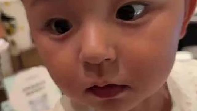 每天都得来看看我干闺女#人类幼崽