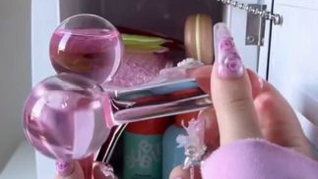 沉浸式收纳整理｜精致宝妈给女儿护肤品冰箱补货vlog～✨☺️ 
#解压视频 #强迫症的日常 #收纳整