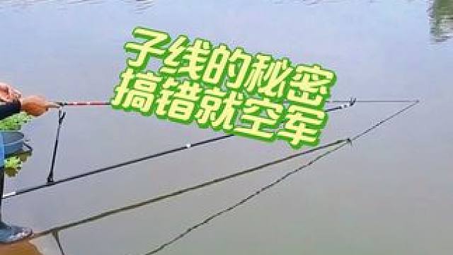 子线的秘密，用错了就空军！ #子线双钩 #子线 #爱生活爱钓鱼 #钓鱼是