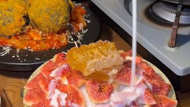 无花果雪冰也太好吃了吧！ #兰州kcooking #兰州兰州 #兰州韩餐 #兰州美食 #兰州美食推荐