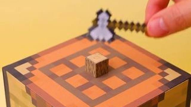 哇趣，小侄子的这个我的世界磁力方块也太好玩了吧~ #解压  #我的世界