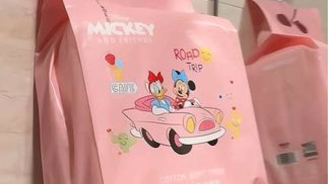 9.9两提迪士尼洗脸巾，趁活动划算多囤两单，够用一年了#洗脸巾 #一次性洗脸巾 #干湿两用