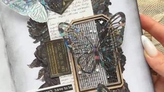 沉浸式手工制作vlog｜精致女人沉浸式自制手帐vlog～✨☺️ 
#解压视频 #手帐er手帐日常 #