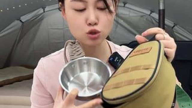 加厚的雪拉碗，自带收纳包，经久又耐用 #雪拉碗 #露营雪拉碗 #户外雪拉碗