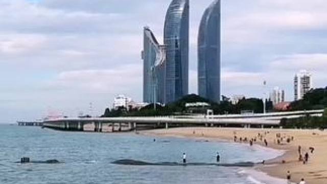 厦大白城沙滩，风景美如画！#厦门风景 #厦门旅游 #手机摄影 。