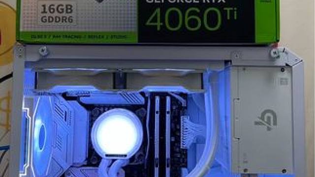 I5 14600KF➕4060TI八千预算白色生产力电脑 #diy电脑 珊上海买电脑，DIY电脑，实