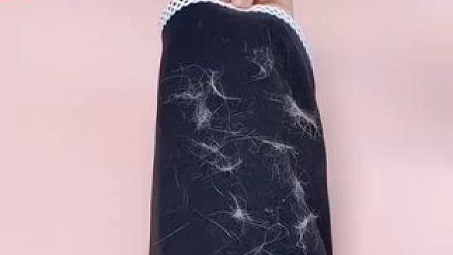 神奇的粘毛器!不仅能轻松清理头发和猫猫狗狗掉落的毛发，水一冲就干净能继续用了 #粘毛神器  #养猫人