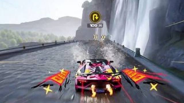 燃油跑车组国一记录 飞瀑穿行1.17.14 纯享版 #极品飞车集结 #极品飞车集结公测 #极品飞车飙