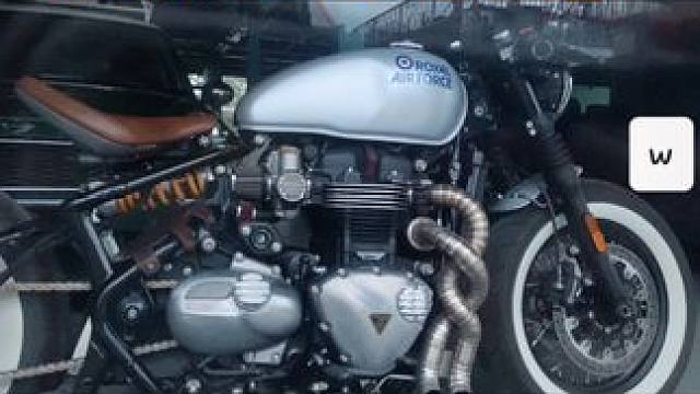 极致的艺术品！ #创作灵感 #凯旋bobber改装 #凯旋bobber #英伦bobber #英式b