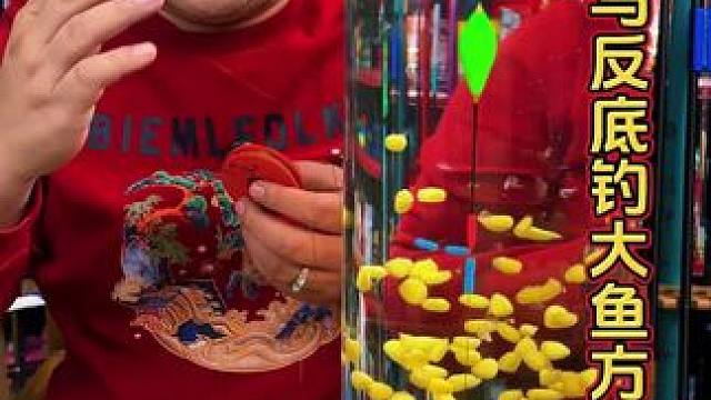 大力马反底钓大鱼线组 只要你的窝子进来大青鱼、大草鱼、大鲤鱼，这种钓法一钓一个准，大力马免调漂反底钓