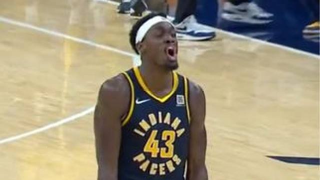 西亚卡姆准绝杀！步行者终结凯尔特人四连胜！ #步行者 #凯尔特人 #西亚卡姆 #塔图姆 #哈利伯顿