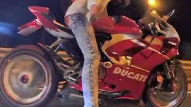 #机车 #跑山    全程自拍#全景相机 #航拍    中间千万别看！直接跳到2:30