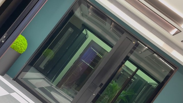 这是99%的人见了都直呼炫酷的系统偏轴门#TINNO帝诺系统入户门 #别墅门 #上海#系统门