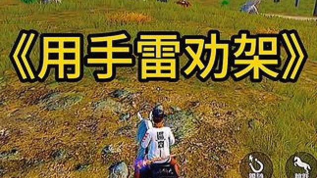 用手雷人工轰炸区劝架！ #江苏雷神 #挑战用雷吃鸡  #和平精英战场进化  #和平精英地铁逃生生#和