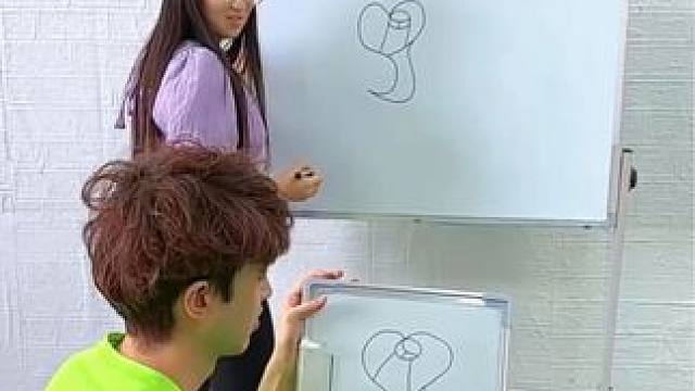 你画我学挑战 #办公室游戏 #看一遍笑一遍 #真会玩系列