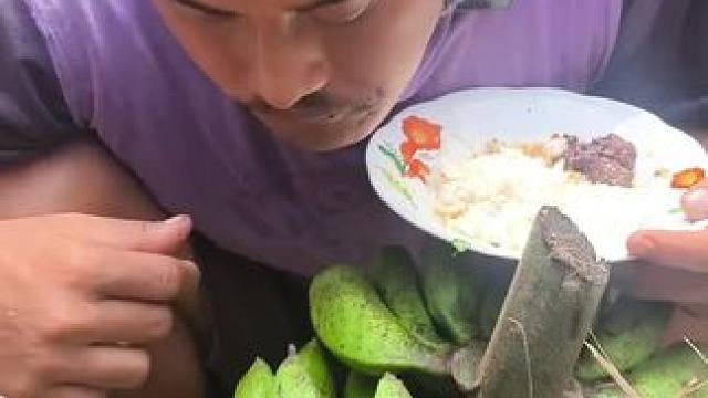 吃香蕉 #东南亚美食