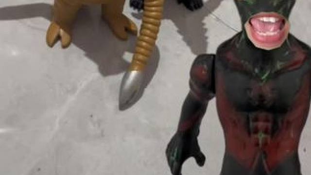 贝利亚把怪兽领家里来了#儿童玩具 #奥特曼 #奥特曼玩具