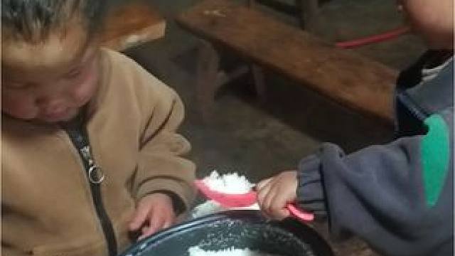 今天煮了白菜火锅，给双胞胎吃。#记录真实生活