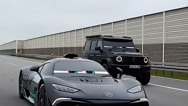 奔驰大G和跑车