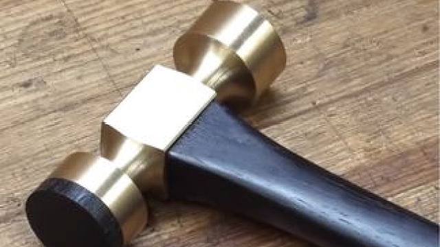 制作黄铜机械锤全过程，太精致了 #dou上热门 #是时候展现真正的技术了 #高性能实用工具 #专业的