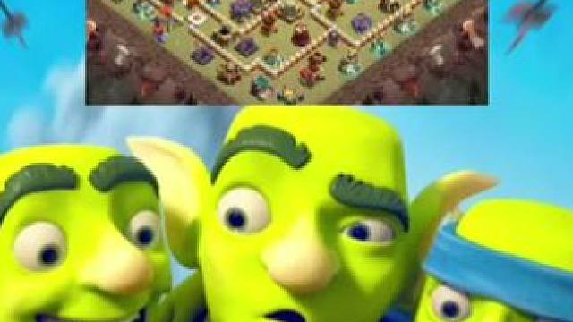 联赛又让双王，双毒双炸弹塔护本阵 #轲南流超弓 #部落冲突