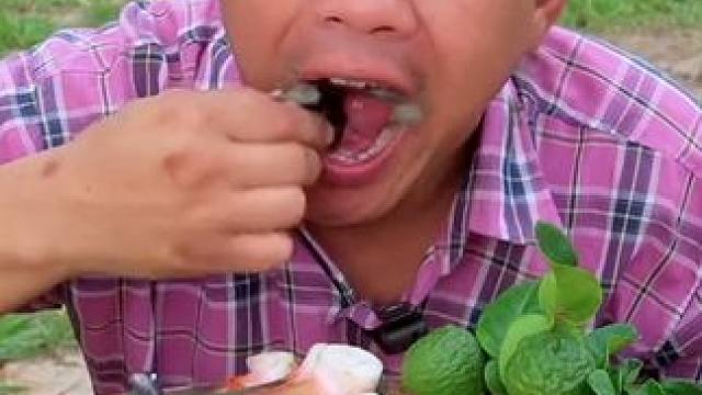 驴哥吃香米饭咖喱炖满籽蛋蛋蛙 #泰国美食 #户外美食 #泰国生活 #美食