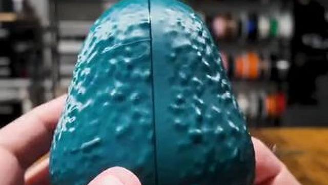 打印了一颗牛油果！！ #玩个很新的东西 #3d打印