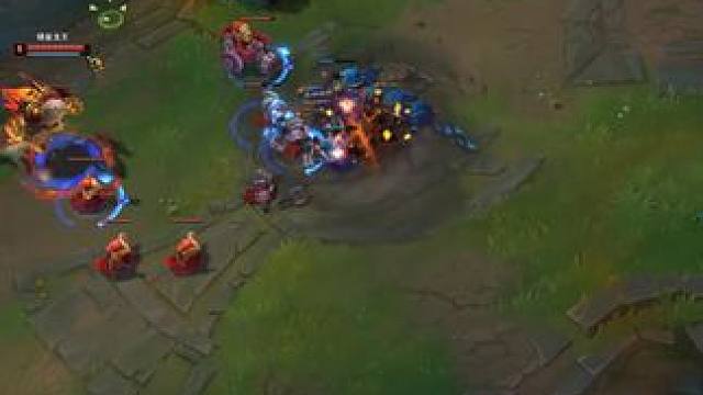 瑞兹大招穿野区真的不要太帅！