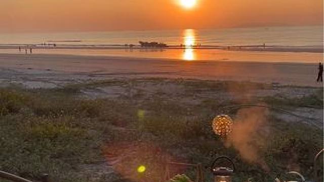 乘着立季进行一场海边露营出逃，追赶日出是献给自己的浪漫。#露营⛺ #海边日出#逃离城市的喧嚣 #户外