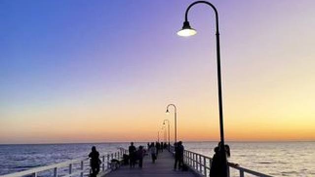 爱在黄昏浪漫时 #留学生 #墨尔本日落 #墨尔本海边 #墨尔本的夏天 #黄昏