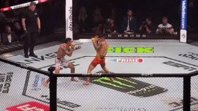 #托普里亚vs霍洛威 #ufc 现场版